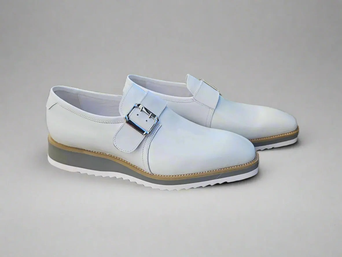 Carrucci Gorgeous Patent Leather Monkstrap Slip on - 7.5