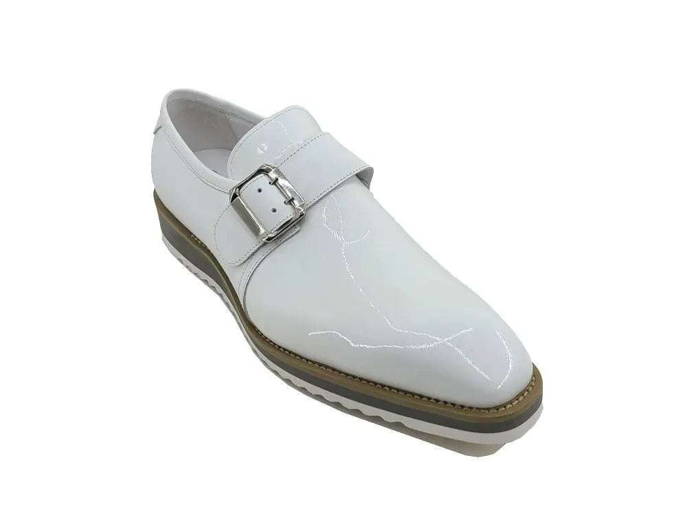 Carrucci Gorgeous Patent Leather Monkstrap Slip on - 7.5