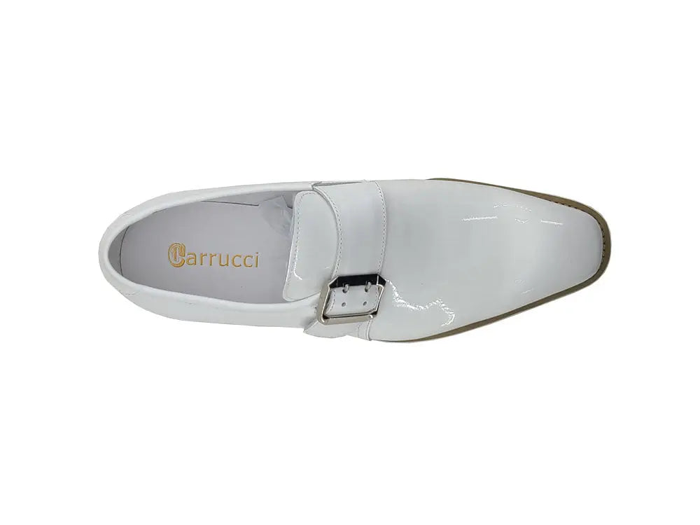 Carrucci Gorgeous Patent Leather Monkstrap Slip on - 7.5