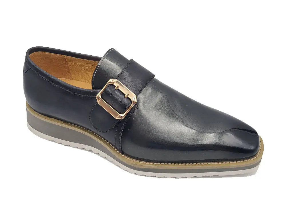 Carrucci Gorgeous Patent Leather Monkstrap Slip on - 7.5