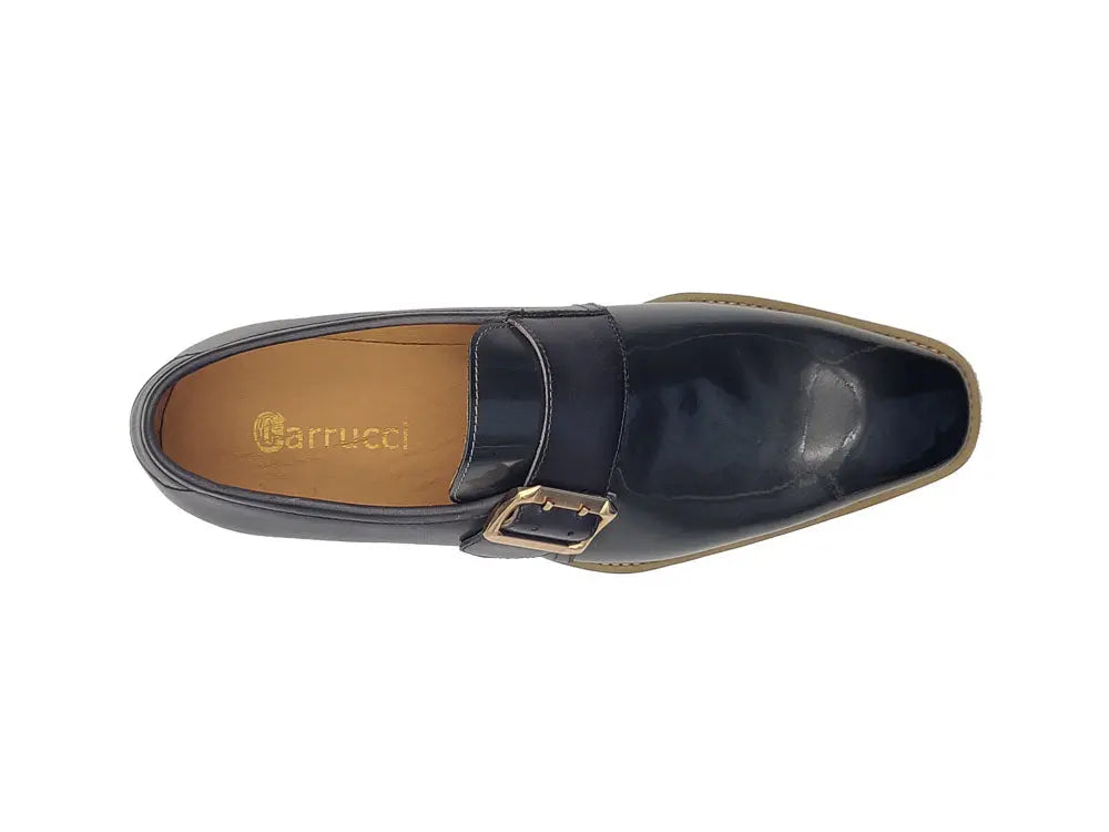 Carrucci Gorgeous Patent Leather Monkstrap Slip on - 7.5
