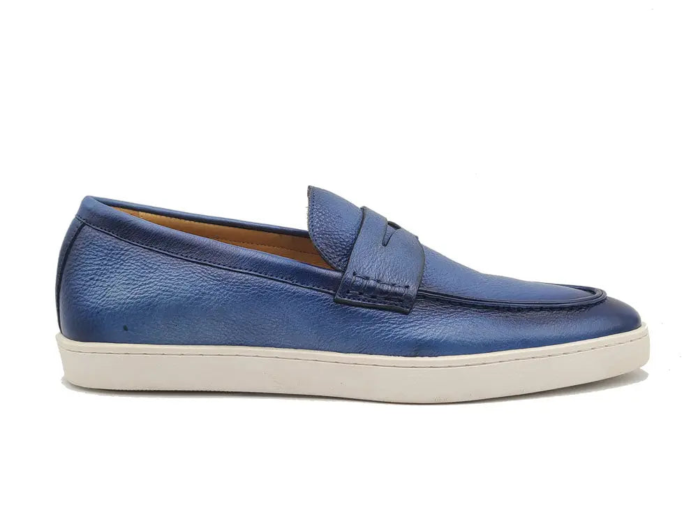 Carrucci Burnished Leather Sneaker - 10