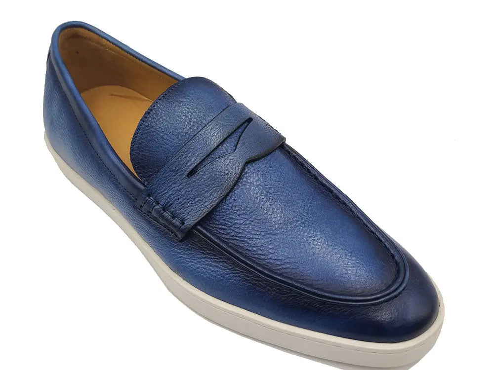 Carrucci Burnished Leather Sneaker - 10