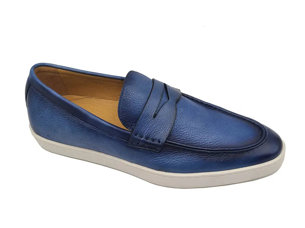 Carrucci Burnished Leather Sneaker - 10