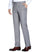 Gray Dress Pants Regular Leg Un-Hemmed Bottoms