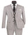Missionary Mormon Quality Suit -  Business Button Style in Color Gray