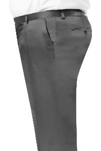 Shiny Dress Pants Gray - Sharkskin Pant For Men - Sateen Pants