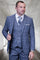 Big and Tall Suits - Notch Lapel   Plaid Big and Tall 3 PC Suits