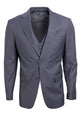 Cheap Suit - Men's Two Button Vested Stacy Adams Basic Grey Suit Grey Prom 2025 Suits