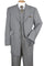 Cheap priced Suit  - Mens Double Button Vested Fashion Zoot Grey Suit