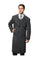 Herringbone Cashmere Blend Grey Top Coat Three Button