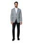 Grey Wool Modern Fit Plaid blazers Sport Coat