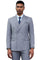 Cheap Priced Suit - Men's Designer Stacy Adams Classic Double Breasted Grey Suit
