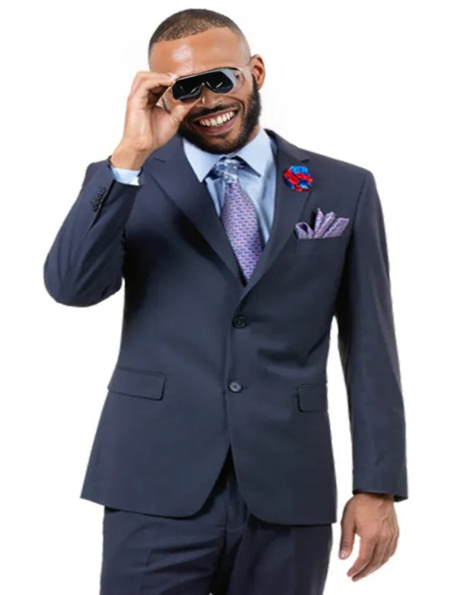 Missionary Mormon Quality Suit -  Business Style in Color Navy - Coat Size 38