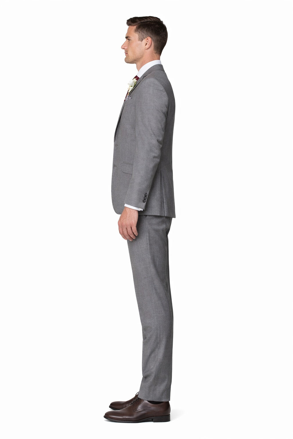 Mens Grey Groom Suit - Grey Groomsmen Suits