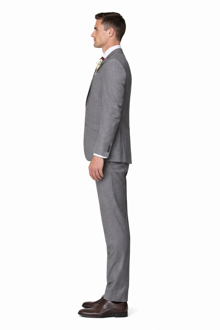 Mens Grey Groom Suit - Grey Groomsmen Suits