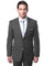 Cheap Priced Suit - Men's Basic 2 Button Slim Fit Wedding  Grey Suit