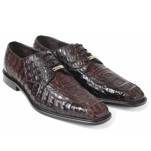 Belvedere Chapo Exotic Crocodile Hornback Oxfords - 9