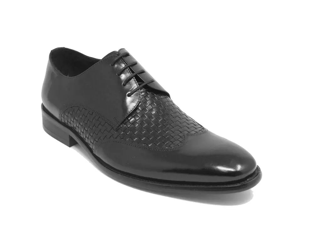 Hand Braided Leather Woven Oxford - 7.5