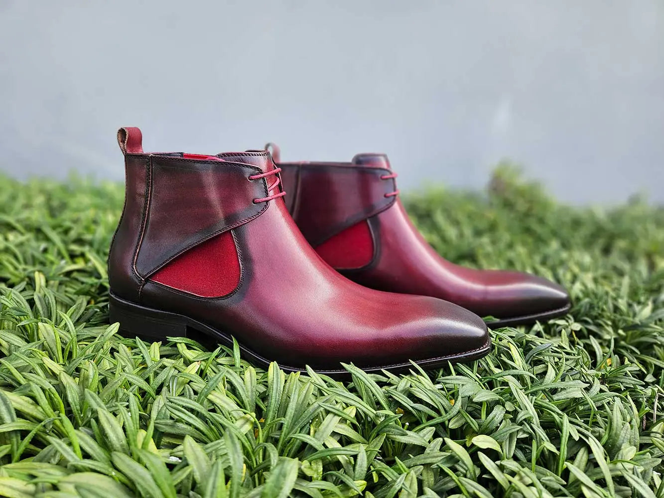 Carrucci Hand Burnished Calfskin Lace-up Boot - 7.5