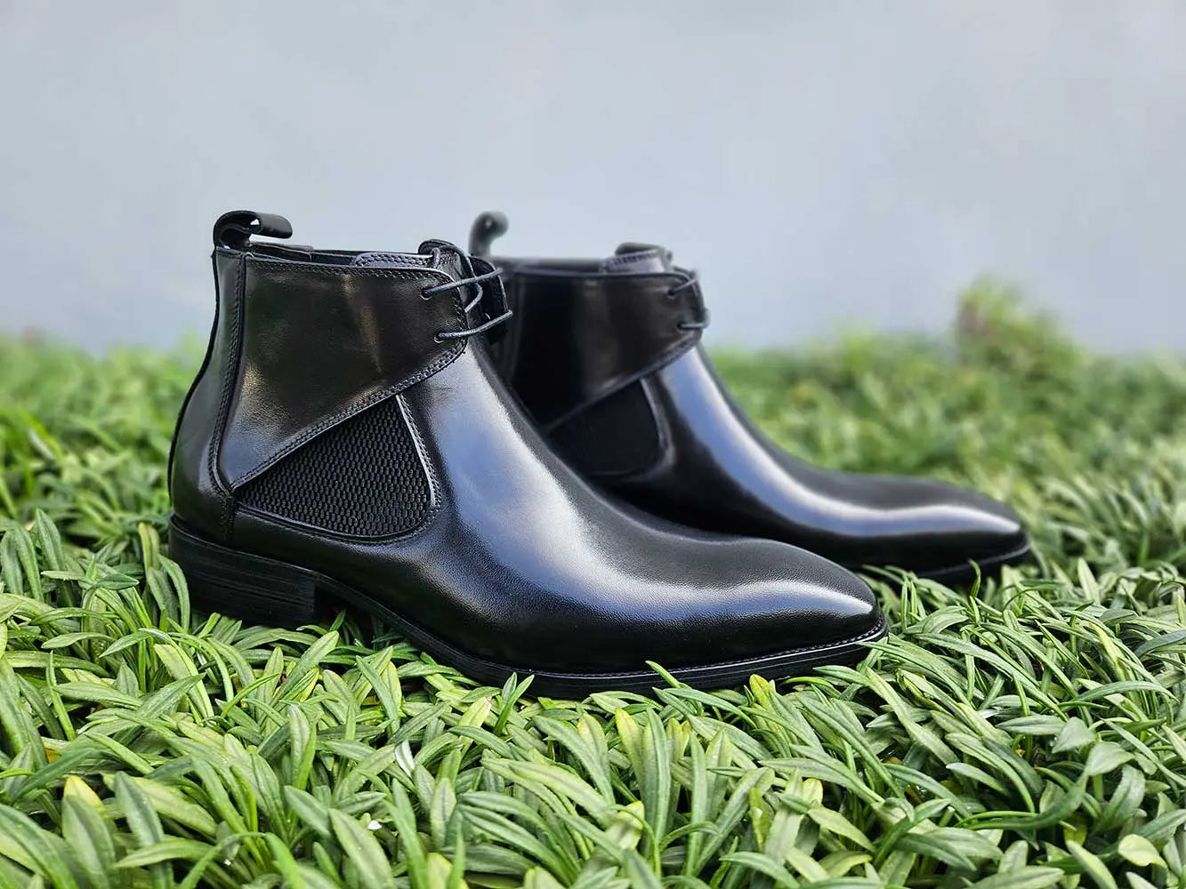 Carrucci Hand Burnished Calfskin Lace-up Boot - 7.5