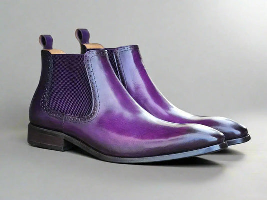 Hand Burnished Chelsea Boots-New Designer Collection