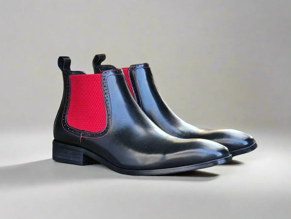 Hand Burnished Chelsea Boots - 7.5