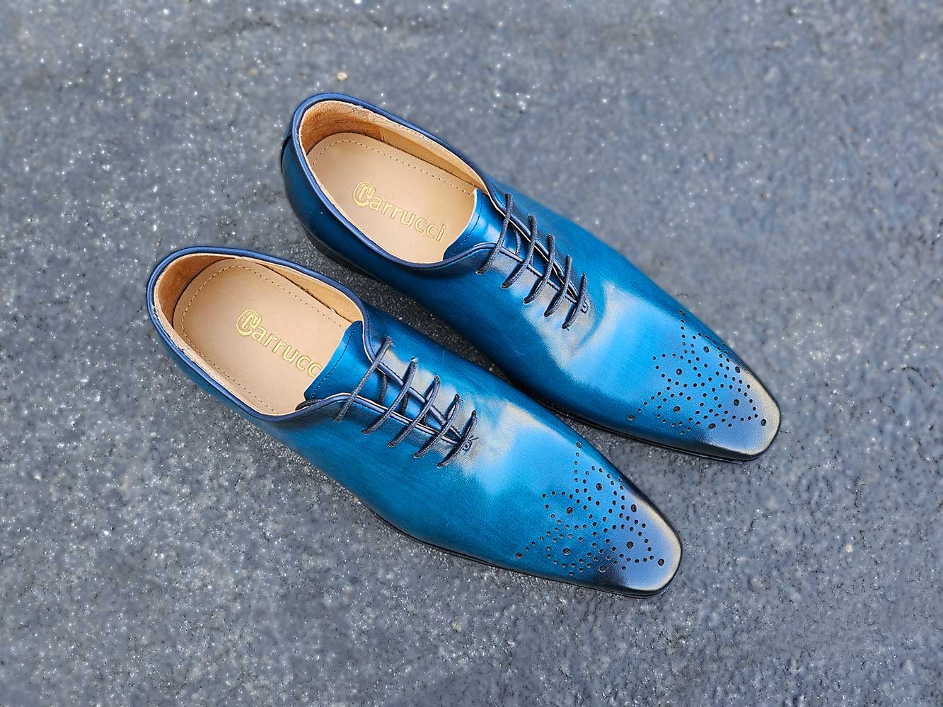 Hand Burnished Wholecut Calf Oxford - 8