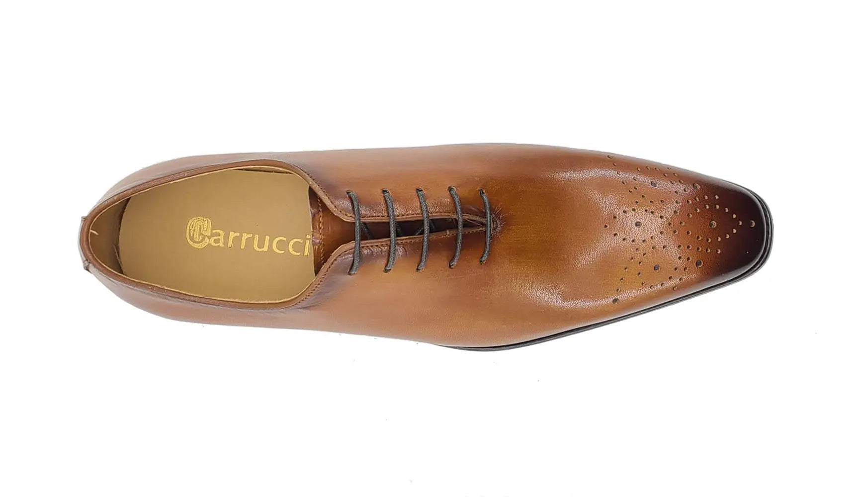 Hand Burnished Wholecut Calf Oxford - 8