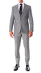 Mens Slim Fit Houndstooth Peak Lapel 2pc Suit