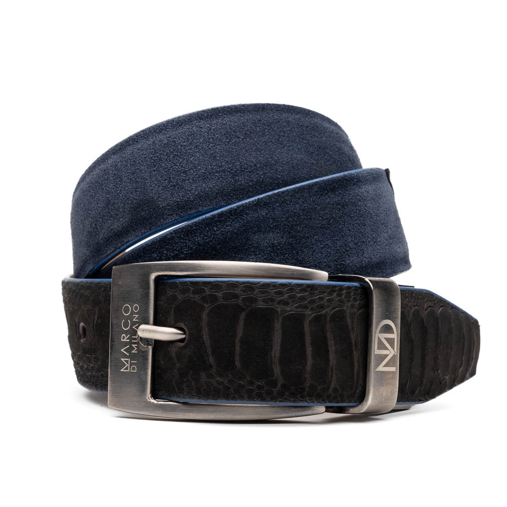 Marco Di Milano Hugo Belt Black / Navy - 44