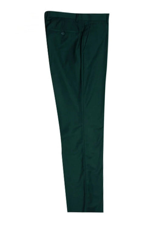 Cheap priced Suit - Men's Two Button Vested Stacy Adams Basic Hunter Green Suit