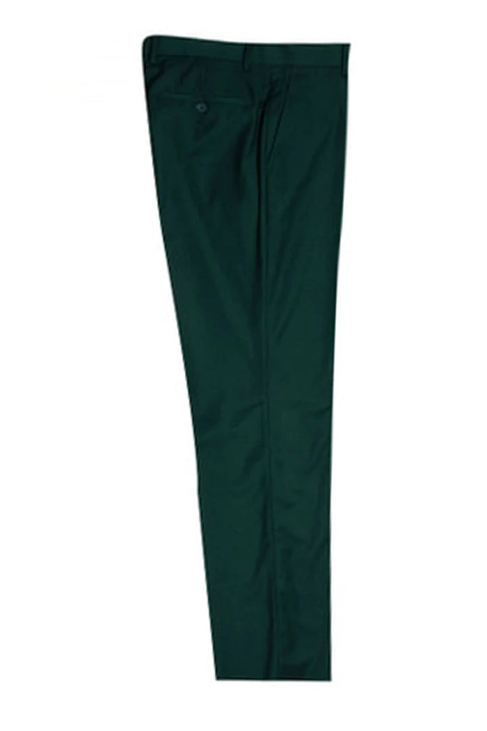 Cheap priced Suit - Men's Two Button Vested Stacy Adams Basic Hunter Green Suit