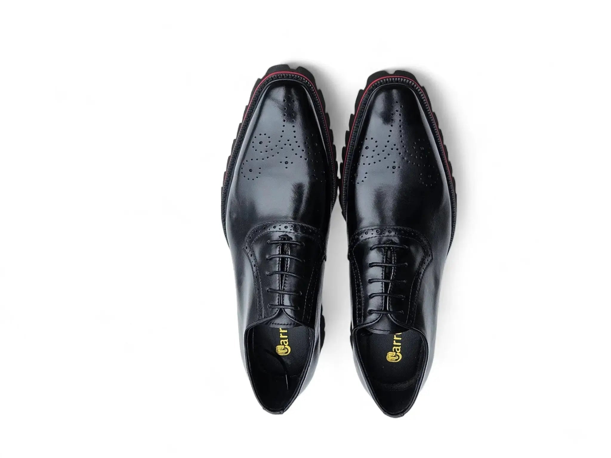 Carrucci Hybrid Lug Oxford - Luxury Leather Dress Shoe