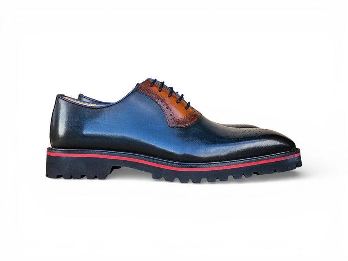 Carrucci Hybrid Lug Oxford - Luxury Leather Dress Shoe