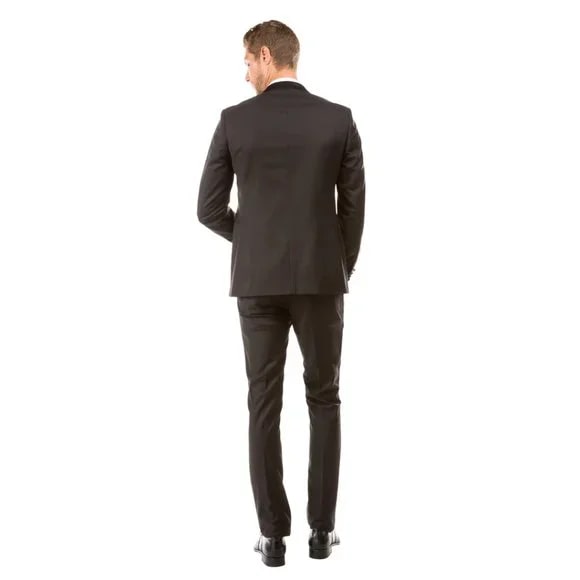 Mens Black Tuxedo 2-PC Hybrid Fit By Sean Alexander