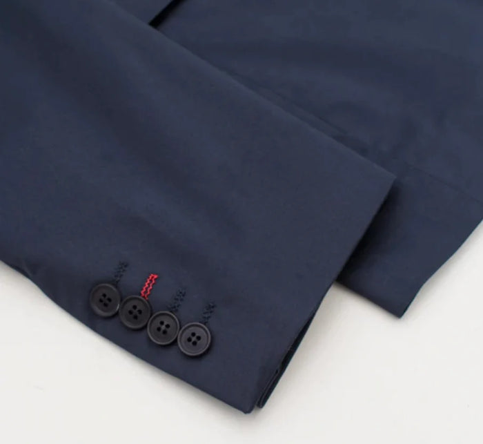 Men's Navy Blazer Slim Fit Sport Coat for Weddings, Business & Formal Events
