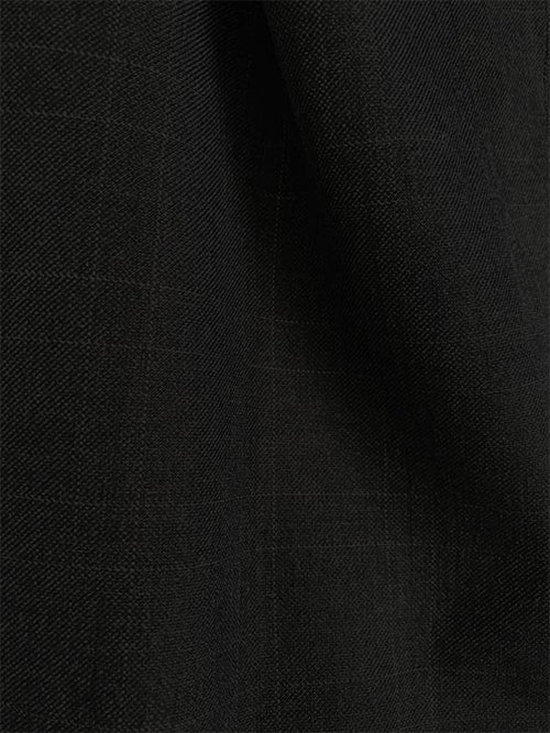 Olympia Collection - Glen Plaid Regular Fit Suit 3 Piece Black