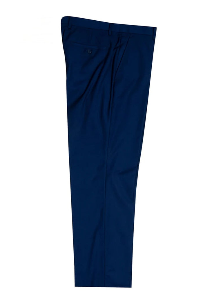 Cheap priced Suit - Men's Two Button Vested Stacy Adams Basic Indigo Blue Suit