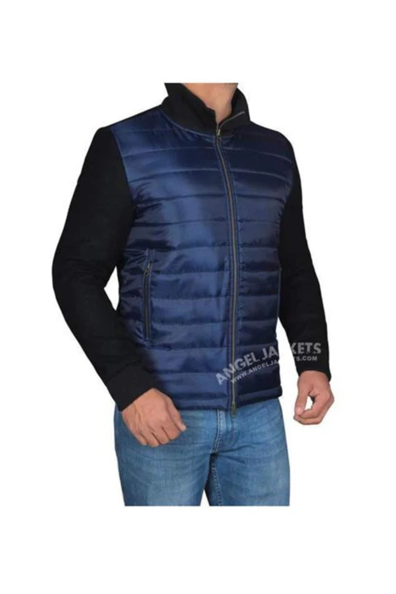 3 Button Full Length Wool Dress Ankle length Top Coat/Overcoat In Indigo Blue - Coat Size 38