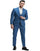Missionary Mormon Quality Suit -  Business Single Breasted Button Style in Color Blue