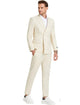 Ivory Double-Breasted Suit - Classic Summer Luxury