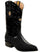 Men's Genuine Stingray Mantarraya Skin Handmade Black Dress Cowboy Botas De Mantarraya - Mantarraya Boots Cheap Priced For Sale Online With Replaceable Heel Cap J Toe Leather