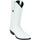 J-Toe White Caiman ~ World Best Alligator ~ Gator Skin Tail Cowboy Boots