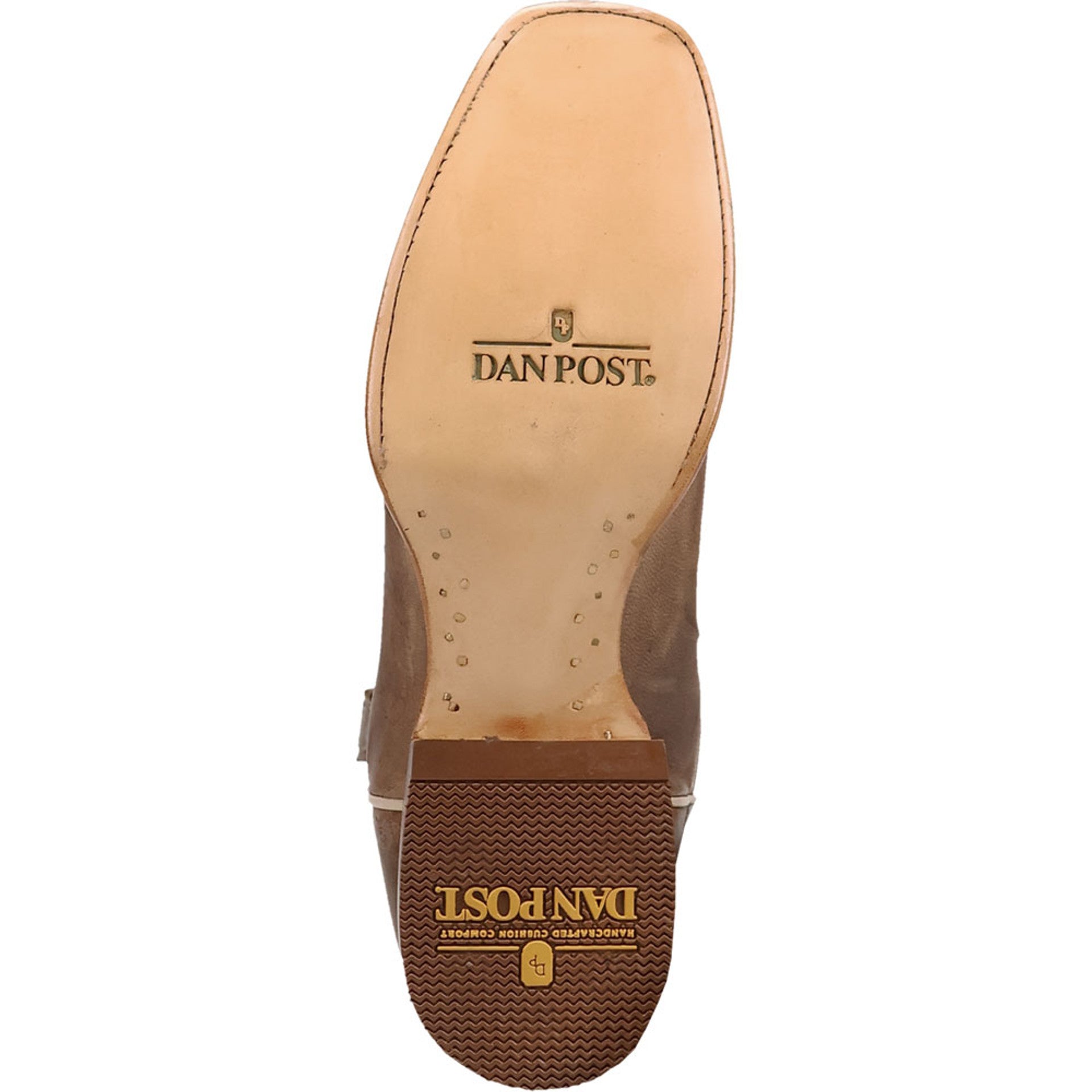 Dan Post Men’s Jerry Tan 13 ROM Toe Cowboy Boots - 7D