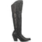 Dan Post Womens Jilted Black 20 Snip Toe Over-the-Knee Zipper Boot