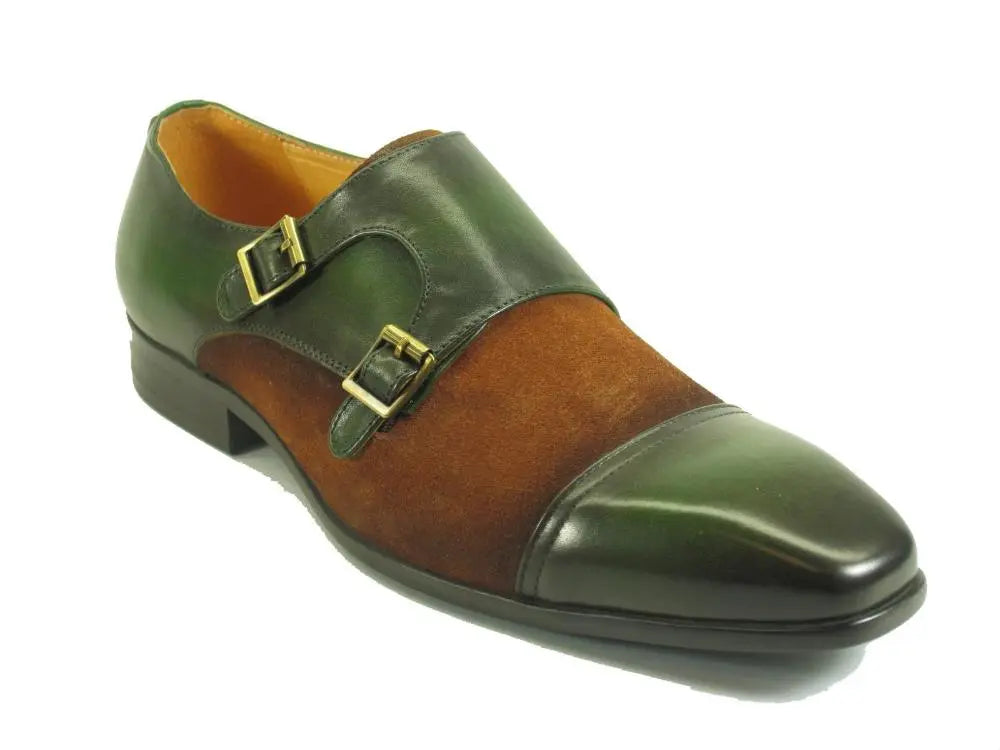 Carrucci Cap Toe Double Monk - 7.5