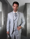 100 Percent Wool Suit - Mens Skinny Wool Business Powder Blue Suits