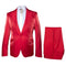 Rossi Man LEO RM1621 – Red Slim Fit 3-Piece Designer Suit for Men
