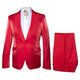 Rossi Man LEO RM1621 – Red Slim Fit 3-Piece Designer Suit for Men